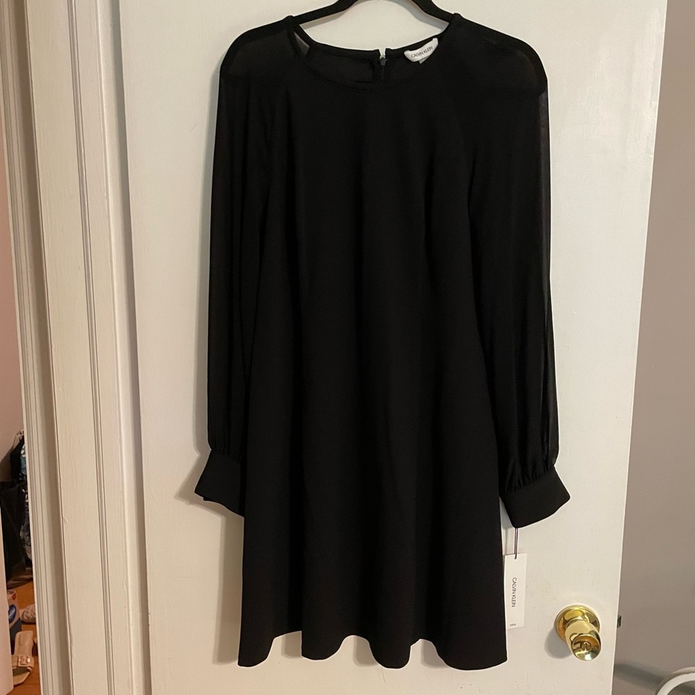 New Calvin Klein Black dress, Size 14 NWT Cocktail Dress